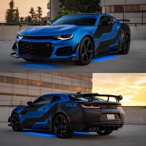 Camaro Galaxy on Instagram: “🔥🔥🔥🔥🔥 . . . . . . . #camaropictures #cargirl#musclecar #americanmuscle #camarozl1 #camaross#camarosofinstagram #camaros #girlowned#gir…” Blue Camaro, Camaro Car, Chevrolet Camaro Zl1, Camaro Zl1, Cover Art Design, Camaro Ss, Car Girl, Chevy Camaro, Car Wrap