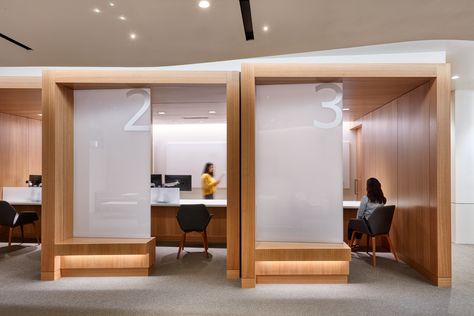 Laminate Reception Desk, Waiting Room Furniture, Cafe Idea, Staff Lounge, Nurses Station, Back Painted Glass, Cove Lighting, Clerestory Windows, Healthcare Design