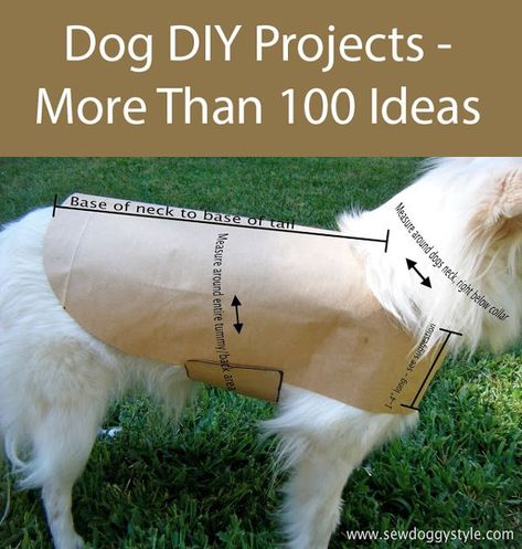 Dog Diy Projects, Pola Topi, Dog Coat Pattern, Dogs Diy Projects, Dog Diy, Dog Clothes Diy, Dog Clothes Patterns, Dog Projects, Animal Projects