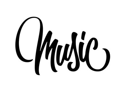 Music — Jeremy Friend - Custom Lettering & Typography Two Word Quotes, Frases Lettering, Dancing Clipart, Music Letters, Music Logo Design, Doodle Quotes, Japan Logo, Inspiration Tattoo, Logo Style