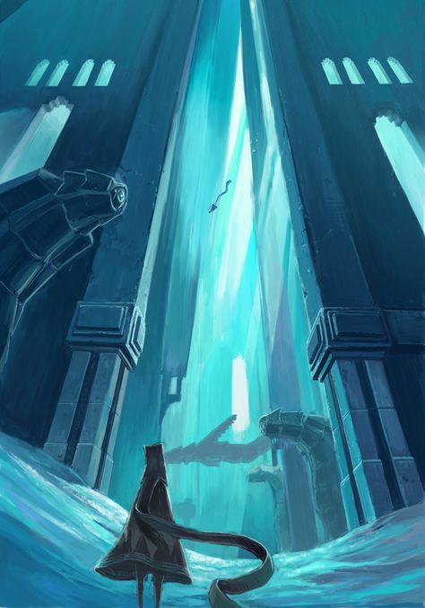 /Journey (Game)/#1360460 - Zerochan | Journey | Thatgamecompany Environmental Art, Journey Game, Games Journey, Meaningful Design, Child Of Light, Game Inspiration, Video Game Art, Game Artwork, Fantasy Landscape