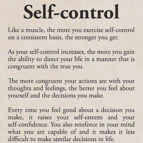 #selfdicipline #selfcontrol #accountability #loveyourself #keepfighting #healthyhabits Fitness Workouts, Self Control Quotes, Control Quotes, Discipline Quotes, Self Discipline, Self Control, Thoughts And Feelings, Self Improvement Tips, Emotional Health