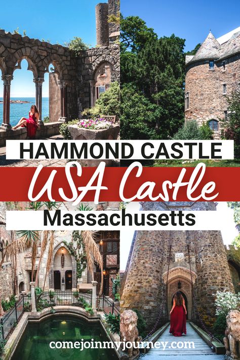 Hammond Castle, Usa Places To Visit, Massachusetts Travel, North America Travel Destinations, Boston Travel, Castles In England, Canada Travel Guide, Cape Ann, Summer Destinations