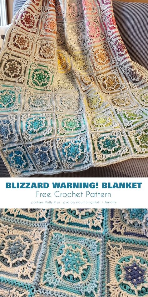 A blanket with a pattern. Amigurumi Patterns, Crochet Squares Blanket Patterns Free, Free Granny Square Crochet Patterns For Afghans, Crochet Granny Square Diagram, Modern Afghan Crochet Patterns, Large Granny Square Pattern, Painting Crochet, Modern Haken, The Crochet Crowd
