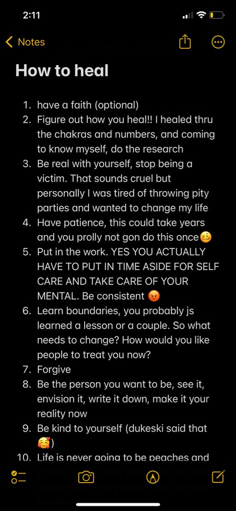 How To Heal Mental And Emotional Exhaustion, Things To Do When Healing, Healing To Do List, Healing Things To Do, Healing Begins Quotes, How To Start Your Healing Journey, How To Start Self Healing Journey, How To Heal Spiritually, Self Care Notes Iphone