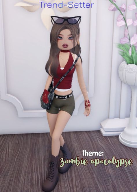Zombie apocalypse 🧟‍♀️🩸- Dress to Impress outfit ♡ #dresstoimpress #dresstoimpressideas #outfits #dtiyschallenge #roblox #picnic\. Find out more here 👉 https://whispers-in-the-wind.com/ultimate-guide-dress-to-impress-for-every-occasion/?impress74 Zombie Theme Dti, Zombie Outfit Dress To Impress, Zombie Acopalypse Dress To Impress, Di Zombie Apocalypse, Dress To Impress Roblox Game Zombie Apocalypse, Zombie Apocalypse Dress To Impress Ideas, Dress To Impress Outfits Zombie Apocalypse, Chic Dress To Impress Outfit Ideas, Dti Roblox Zombie Apocalypse Theme