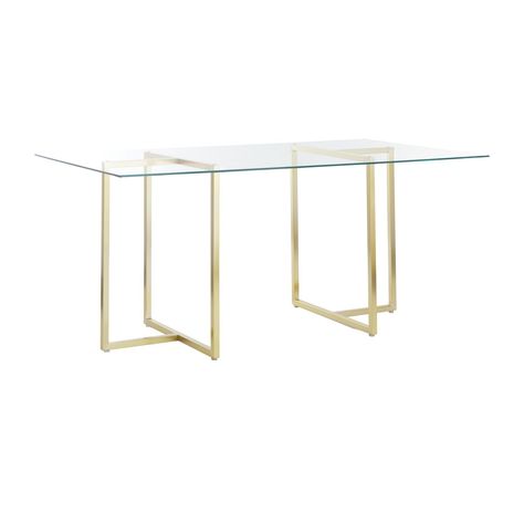 Dining Table Gold, Glass Top Dining Table, Cane Dining Chair, Trestle Dining Tables, Family Table, Glass Dining Table, Modern Dining Table, Rectangular Dining Table, Burke Decor