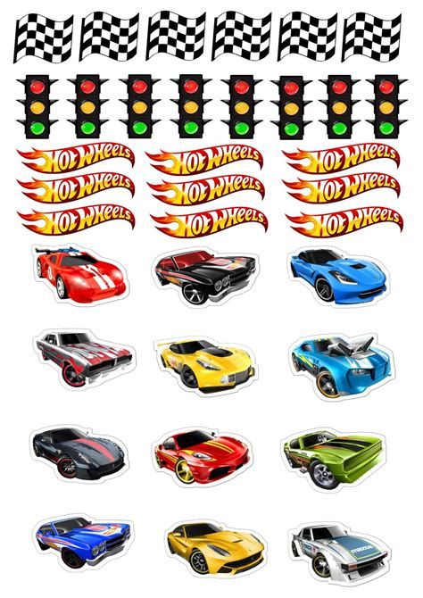 Stickers Hot Wheels | Aniversário Hot Wheels, Festa Hot Hot Wheels Cupcakes Toppers, Hot Wheel Printables, Hot Wheels Festa, Hot Wheels Cupcakes, Compleanno A Tema Hot Wheels, Imprimibles Hot Wheels, Hot Wheels Birthday Cake, Hot Wheels Themed Birthday Party, Bolo Hot Wheels