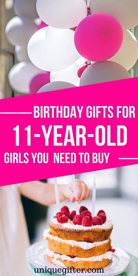 Birthday gifts for 11 year old girls Teen Rooms, Gifts For Eleven Year Old Girl, Eleven Year Old Girl Birthday Party, Birthday Ideas For 11, Gifts For 11 Year Girl, Threenager Birthday Party, Threenager Birthday, Gifts For Young Women, Last Minute Birthday Gifts