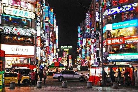 Night,Ansan city,South Korea Times Square, Seoul, Incheon, Ansan, Korean Night, Night Scenes, Night Scene, City Life, South Korea