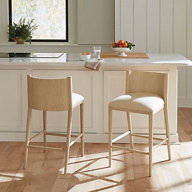 Winston Counter Stool Kitchen Stools With Back, Kitchen Bar Counter, Daybed With Storage, Designer Bar Stools, Kitchen Counter Stools, Dream Kitchens Design, Rug Runner Kitchen, Stools With Backs, Counter Chairs