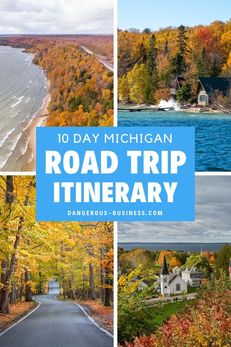 Michigan Itinerary, Michigan Fall, Upper Peninsula Michigan, Michigan Road Trip, Mackinaw City, Minnesota Travel, Fall Road Trip, Michigan Vacations, Scenic Road Trip