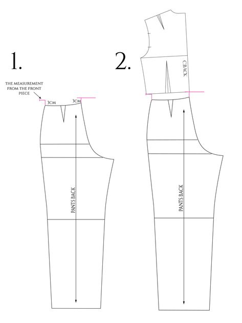 Molde, Boiler Suit Sewing Pattern, Loose Jumpsuit Pattern, Pola Jumpsuit, Basic Bodice Block, Bodice Block, Basic Bodice, Pattern Drafting Tutorials, Pencil Skirt Pattern