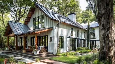 How Long Does It Take To Build a Barndominium? – BarndoModern Barndominium Ideas Cottage, Rancher Barndominium, Barndominium With Screened In Porch, 40x60 Barndominium Exterior, Barndominium Ideas Bathroom, Inside Of A Barndominium, Building A Barndominium Checklist, Medium Barndominium, Barndominium Cabin Ideas