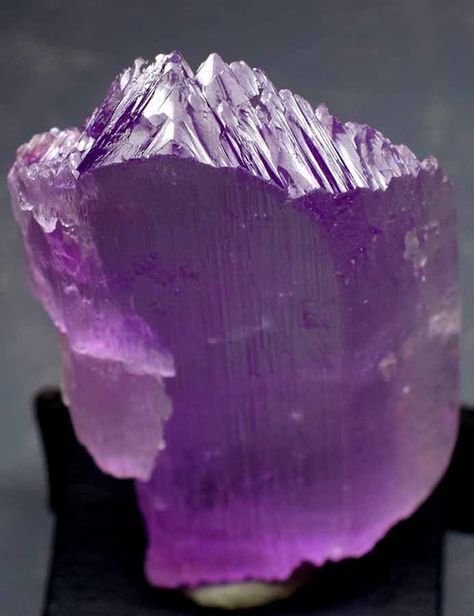 Nature, Gem Hunting, Mountain Crystal, Gem Hunt, Rock And Minerals, Kunzite Crystal, Pink Kunzite, Crystal Aesthetic, Purple Gems