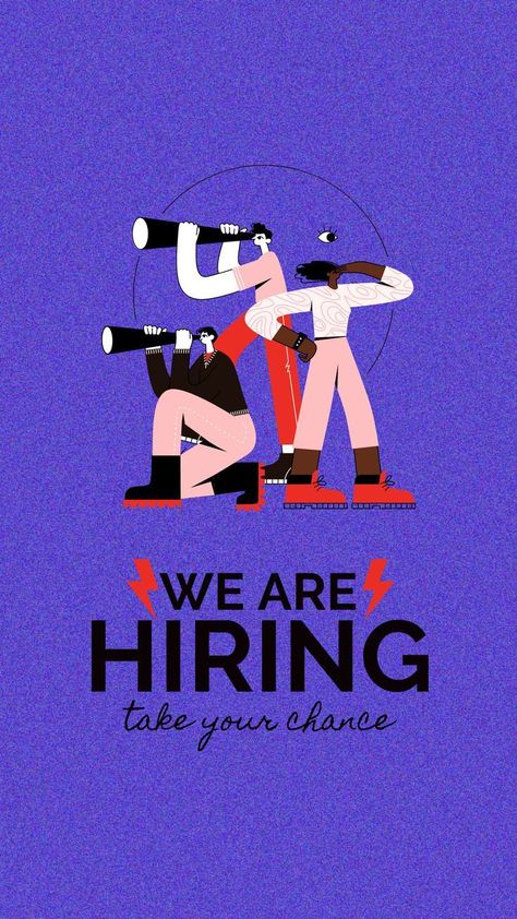 Funny Vacancy Ad for Social Media Hiring Designer Poster Creative, We Are Recruiting Poster, Recruitment Design Ideas, We’re Hiring Graphic, We're Hiring Design, Job Ads Design, We’re Hiring Poster, Hiring Design Poster, Were Hiring Poster