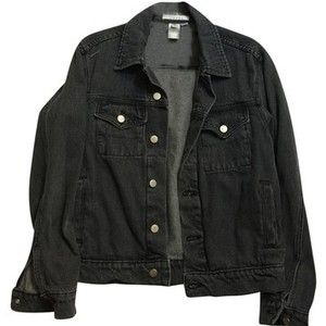 American Apparel, Png Clothes, Clothes Png, Mode Grunge, Black Jean Jacket, Dream Clothes, Look Cool, Gotham, Jean Jacket