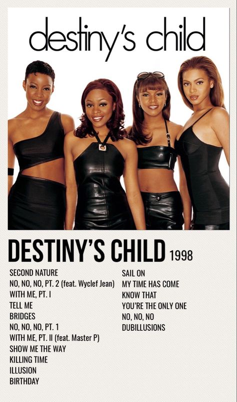 Destiny's Child Album Cover, Destinys Child Album Covers, Destiny’s Child, Celeb Aesthetic, R&b Aesthetic, Retro Pics, 90s Rnb, Destinys Child, Polaroid Album