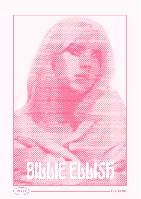 Wall Prints Singers, Sza Poster Pink, Billie Eilish Poster Pink, Verity Poster, Pink Aesthetic Posters For Bedroom, Aesthetic Posters Wall Decor Pink, Pink Billie Eilish Aesthetic, Pink Aesthetic Poster Prints, White And Pink Poster