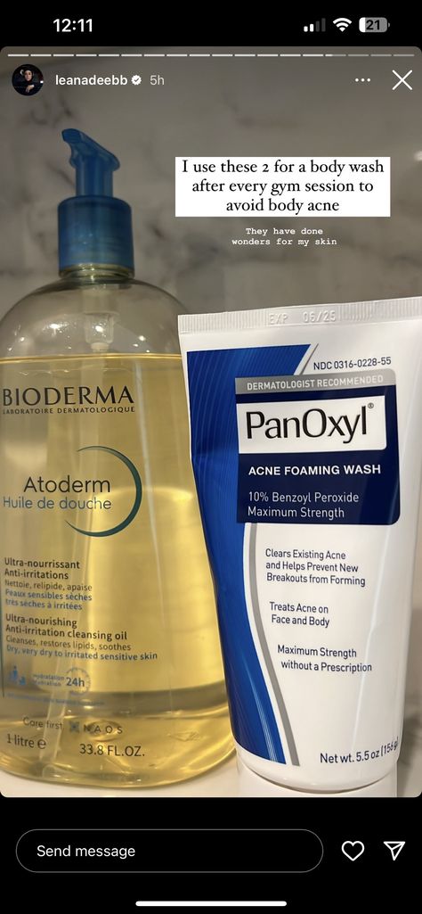 Panoxyl Body Wash, Bioderma Cleansing Oil, Panoxyl Face Wash Before And After, Healthy Skin Care Acne, Bio Oil Before And After, Proper Skin Care Routine, Facial Routines, Body Hygiene, Body Acne