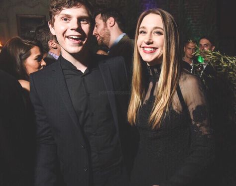 Evan peters and taissa farmiga American Horror Stories, Evan Peters Taissa Farmiga, Evan And Taissa, Evan Peters And Taissa Farmiga, Tate And Violet, American Horror Story 3, Taissa Farmiga, American Horror Story Seasons, Tv Show Couples