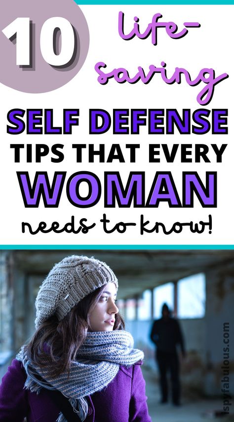 It would be great if we lived in a world where women were never assaulted or attacked, but we don't. That's why I believe strongly that every woman should have the self-defense and safety tips needed to help her protect herself and her children. Sharing the second post in my safety series with 10 self-defense tips for women that just might safe your life! #safety #safetyfirst #selfdefense #selfdefenseforwomen Self Protection For Women, Self Defence Tools For Women, Female Safety Tips, Personal Safety Woman, Women’s Safety, Women Self Defense Tips, Apartment Safety Tips For Women, Self Defense Tips For Women, Safety Hacks For Women