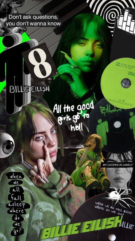 billie #billieeilish #music #green #black #vibes #aesthetic #wallpaper #art #shufflefyp #thescarn Black Vibes Aesthetic Wallpaper, Black Vibes Aesthetic, Billie Eilish Wallpaper Green, Bad Guy Aesthetic, Billie Eilish Wallpapers, Billie Eilish Bad Guy, Billie Eilish Green, Vibes Aesthetic Wallpaper, Aesthetic Wallpaper Art