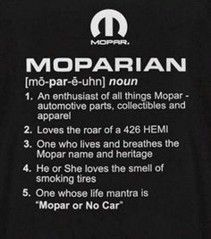 The definition of a Moparian! Motocross, Valiant Duster, Mopar Girl, Grease Monkey, Dodge Vehicles, Dodge Muscle Cars, Mopar Cars, Girly Car, Mopar Muscle Cars
