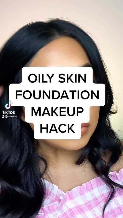 Makeup For Oily Face, Patchy Makeup Avoid, Oily Skin Makeup Tutorial, Oily Skin Makeup Routine, Makeup For Oily Skin Tips, Best Makeup Products For Oily Skin, Makeup Tutorial For Oily Skin, How To Use Foundation, Makeup For Oily Skin
