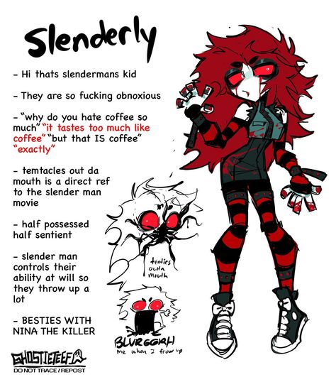 Yooo another creepypasta oc Had the idea of designing slenderman a kid for a while now Another thing about them I feel like their talking would sound really crude, raspy and loud if that makes sense idk if you see the vision 🦷🦷🦷 #creepypasta #creepypastafanart #creepypastaoc #creepypastaart #slenderman #slendermanfanart #slendermansdaughter #slendermanoc #creepypastacharacter #creepypastaoriginalcharacter #digitalart Creepy Oc Design, Creepypasta Oc Ideas, Oc Ideas Drawing, Slenderman Pages, Oc Design Ideas, Slenderman Fanart, Slasher Oc, Creepy Oc, Creepypasta Comics