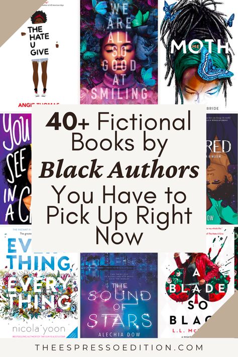 You HAVE to pick up these 40+ fictional books by Black authors right now! Don't wait! | #booksbyblackauthors #booksbypocauthors #booksbypoc #diversifyyourshelves | book recommendations | book suggestions | read this next Black Mystery Authors, Good Reads For Black Women, Black Fiction Books, Black Fantasy Books, Great Books To Read For Women, Black Booktok, Books Series To Read, Books Like Twilight, Black Authors Books Reading Lists