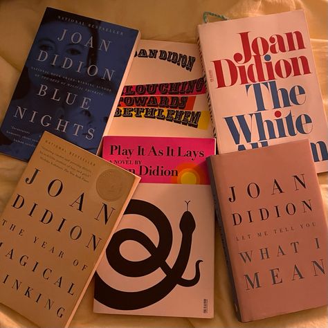 Joan Didion Aesthetic, Joan Didion Books, Joan Didion, Barbara Kingsolver, Book Log, Books Aesthetic, Dream Book, Inspirational Books To Read, Practical Magic