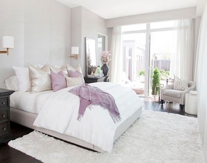 Lavender Bedroom, Bedroom Purple, Pastel Bedroom, Casa Vintage, Dreamy Bedrooms, Trendy Bedroom, White Bedroom, Contemporary Bedroom, Beautiful Bedrooms