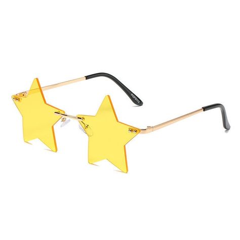 Sunglasses-Vintage Unique Star Shape Mirror Rimless Sunglasses Women Fashion Clear Ocean Lens Eyewear Men Trending Sun Glasses Shades Model Number:1005001302561120 Trending Sun Glasses, Clear Ocean, Shape Mirror, Unique Eyewear, Funky Glasses, Party Sunglasses, Sunglasses Women Fashion, Cute Stars, Rimless Sunglasses