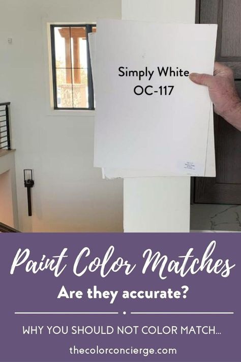 Are Paint Color Matches Accurate? Find out why we never recommend paint color matches from one brand to another in our blog post | paint matching | matching wall paint colors | matching interior paint colors | Get a professional paint consultation with The Color Concierge today! Cloverdale Paint Colors Interiors, Cloverdale Paint, Fixer Upper Paint Colors, Paint Sheen, Picking Paint Colors, Color Combinations Paint, Colors Matching, Perfect Paint Color, Paint Color Schemes