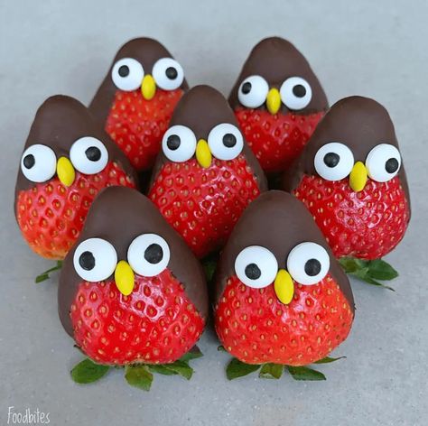 Healthy Party Foods, Snacks Til Fest, Food Ideas For Kids, Jul Mad, Happy Bird Day, Fest Mad, Kreative Snacks, Healthy Party Food, Decorações Com Comidas