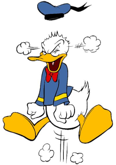 Angry Donald Duck, Donald Duck Drawing, Mickey Mouse Clipart, Kalle Anka, Mouse Clipart, Old Cartoon Characters, Duck Drawing, Donald And Daisy Duck, Duck Cartoon