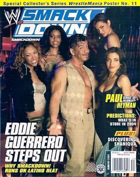 January 2004 Professional Wrestling, Wwe Magazine, Eddie Guerrero, Wwe Smackdown, Wrestling Superstars, Cool Magazine, Wrestling Wwe, No Way Out, The Good Old Days