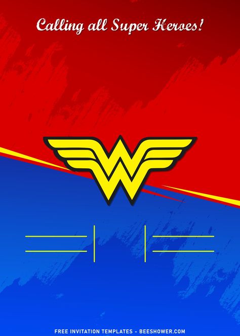 Margaritas, Wonder Woman Party Invitations, Wonder Woman Invitation Template, Wonder Woman Birthday Party, Wonder Woman Birthday, Wonder Woman Party, Tenth Birthday, Woman Birthday, Twins Birthday