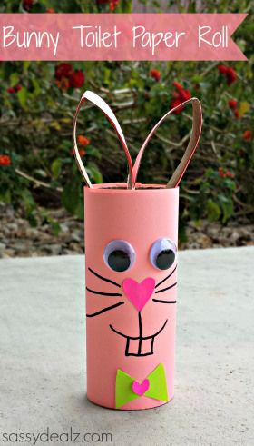 Toilet Paper Roll Bunny Craft for Kids! #Easter art project #Recycled toilet tubes #Rabbit Toilet Paper Rolls, Crafts With Toilet Paper Rolls, Easter Diy Crafts, Toilet Paper Roll Art, Toilet Roll Craft, Rolled Paper Art, Folding Origami, Toilet Paper Crafts, Easter Bunny Crafts