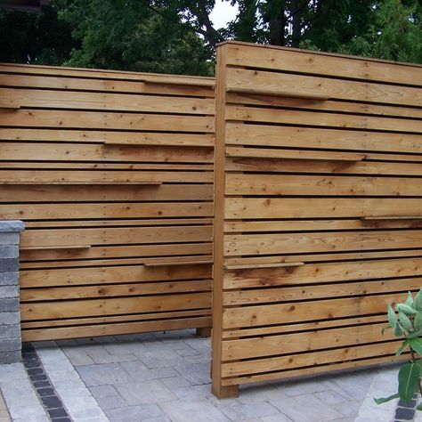 Privacy Screen / Fencing - Main Category - Tree Amigos Landscaping Inc. - Design/Build, Property Maintenance in St. Catharines, Ontario Deck Privacy Panels, Outdoor Privacy Panels, Porch Privacy, Ideas For Front Yard, Garden Dividers, Backyard Privacy Screen, Privacy Planter, Privacy Screen Deck, Diy Privacy Screen