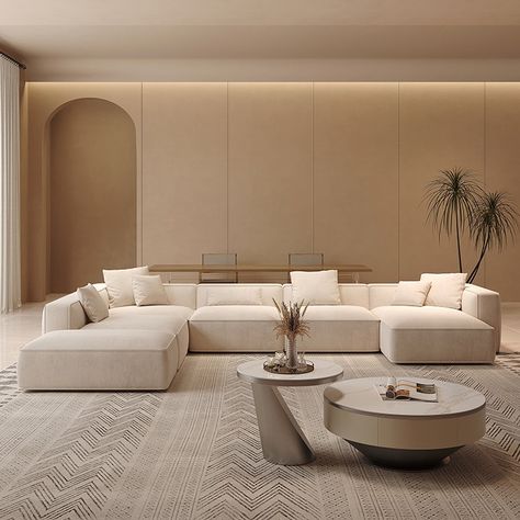 Modern L Sofa Living Rooms, Modern House Sofa, L Shape Beige Sofa, Corner Sofa Leather, Corner Sofa Ideas Living Room, L Shaped Sofas Ideas Living Room, Comfortable L Shape Sofa, Modular Modern Sofa, C Shape Sofa Living Rooms