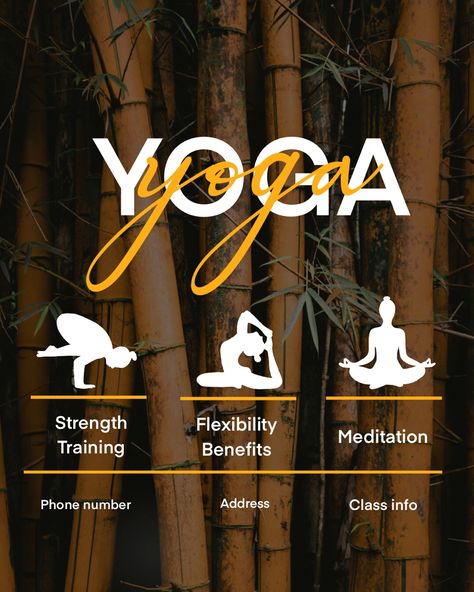 Poster For Yoga Classes, Yoga Class Advertisement, Yoga Illustration Art Graphic Design, Pilates Poster Design, Yoga Class Poster Design, Yoga Advertising Ideas, Yoga Poster Design Graphics, Yoga Creative Ads, Yoga Design Graphic