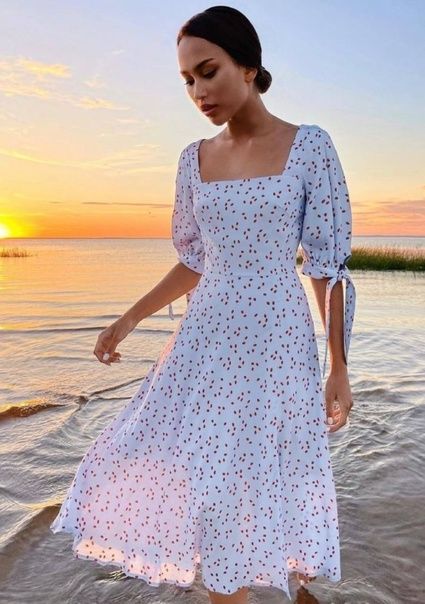 Crepe Frocks For Women, Frock For Women, Stylish Summer Outfits, Mode Abaya, Girly Dresses, Looks Plus Size, Frocks For Girls, Mode Ootd, Vestidos Vintage