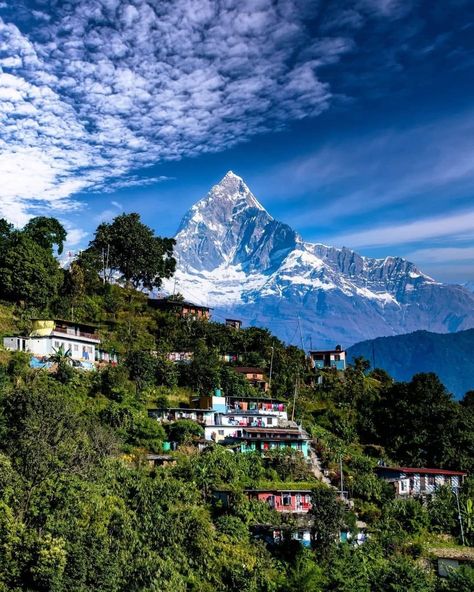 ➡️ Beautiful village near pokhara, Kaski 😍😍🥰. #unseenhimalayas #nepal #himalayangeographic #explore #pokhara #trekinnginnepal #wanderlusttravel #travellerphoto #trekkingadventure Mountains In India, Nepal Culture, Annapurna Circuit, Nepal Trekking, Amazing India, Beautiful Nature Wallpaper Hd, Wallpaper Earth, Nepal Travel, Ghost Photos