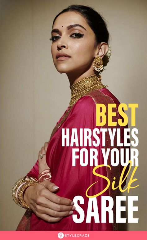 Styling Silk Saree, Hairstyle For Banarasi Saree, Hairstyles For Silk Sarees, Saree With Sunglasses Look, How To Choose Jewellery For Saree, Hair Styles For Silk Saree, Hairstyles With Silk Saree, How To Look Elegant In Saree, Hairstyles On Silk Saree