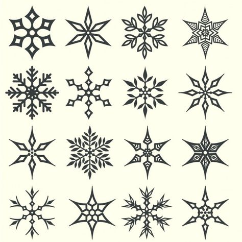 Folk Art Snowflake, How To Draw Snow, Compass Rose Design, Nordic Aesthetic, Nordic Snowflake, Medieval Pattern, Snowflakes Drawing, Snow Flake Tattoo, Bawah Air