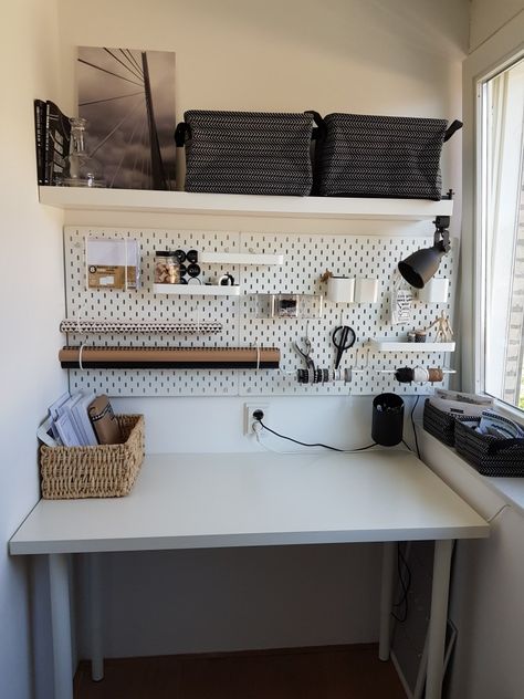 Home Office Packing Station, Etsy Shipping Station, Ikea Skadis Office, Office Shipping Station, Reseller Shipping Station, Home Office Shipping Station, Ikea Shipping Station, At Home Shipping Station, Packaging Station Ideas