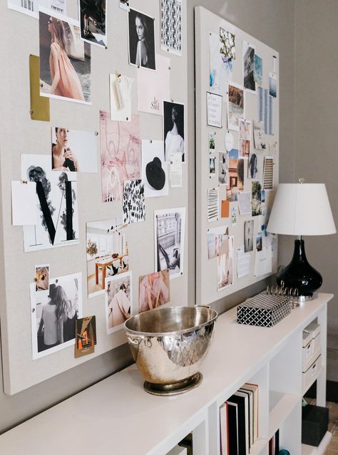 How to build your perfect inspiration board - Victoria McGinley Studio Vision Board Decor, Office Vision Board, Design Inspiration Board, Vision Board Design, Office Goals, Design Studio Office, Inspirational Board, Designer Board, Fashion Designer Studio