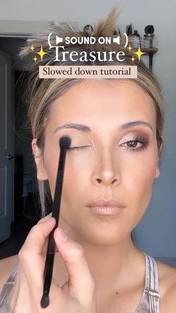 Eyeshadow Tutorials, Eyeshadow Brown Eyes, Simple Eyeshadow Tutorial, Eyeshadow For Hooded Eyes, Gold Eye Makeup Tutorial, Makeup Prep, Hooded Eye Makeup Tutorial, Eyeshadow Tutorial For Beginners, Natural Smokey Eye